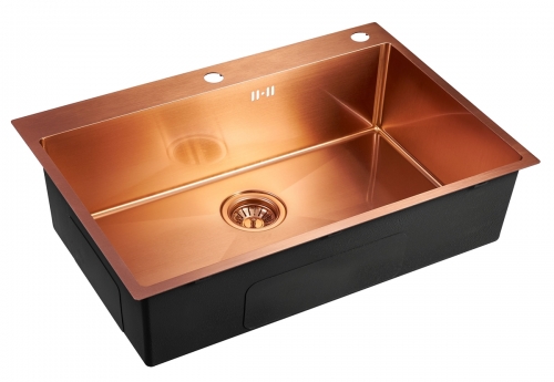  Мойка для кухни из нержавейки EMB-125A PVD Nano Satine