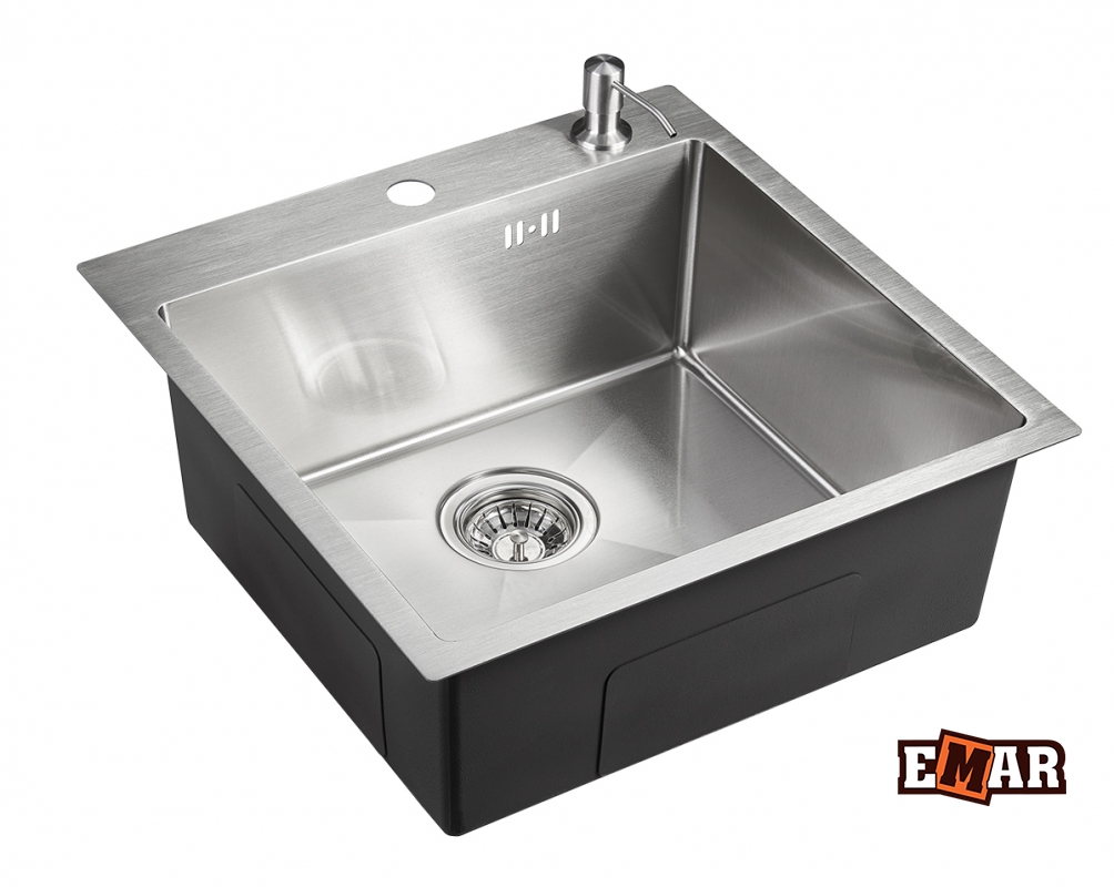 Мойка для кухни из нержавейки EMAR EMB-117A  PVD 